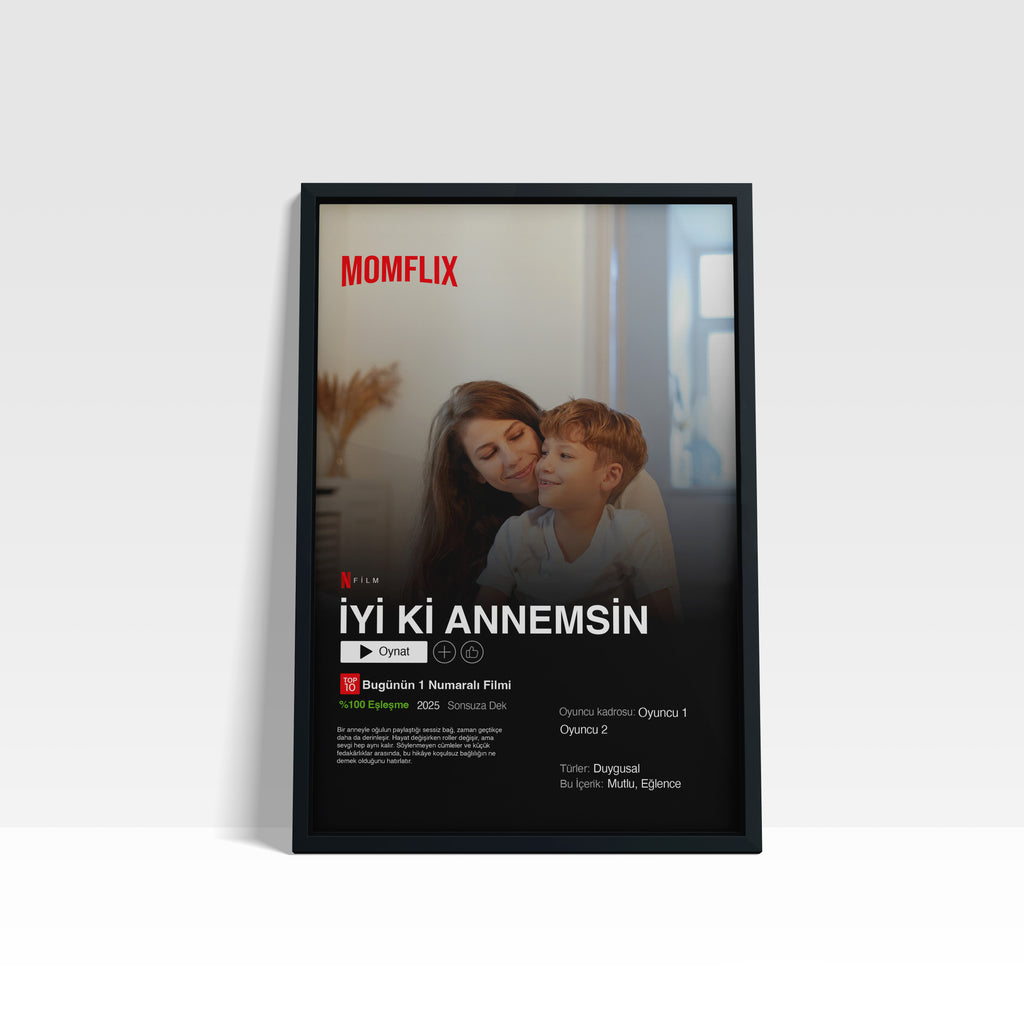 Annelere Özel Netflix Poster Tablosu