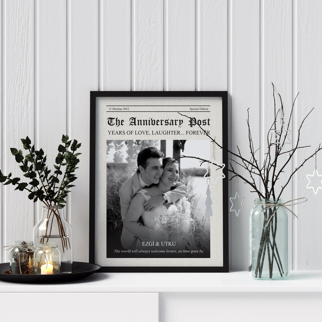 Kişiye Özel Yıl Dönümü Gazetesi – The Anniversary Post