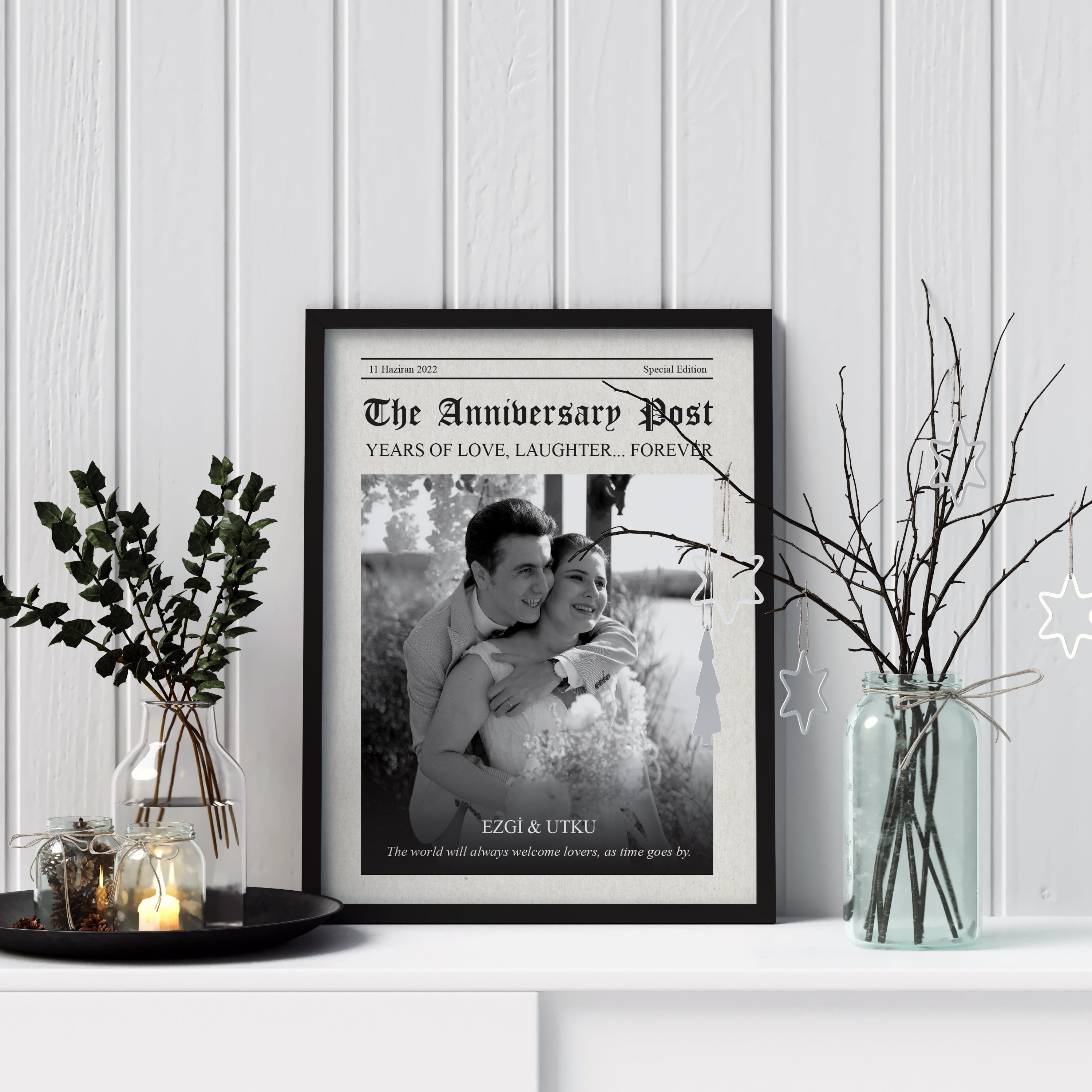 Kişiye Özel Yıl Dönümü Gazetesi – The Anniversary Post