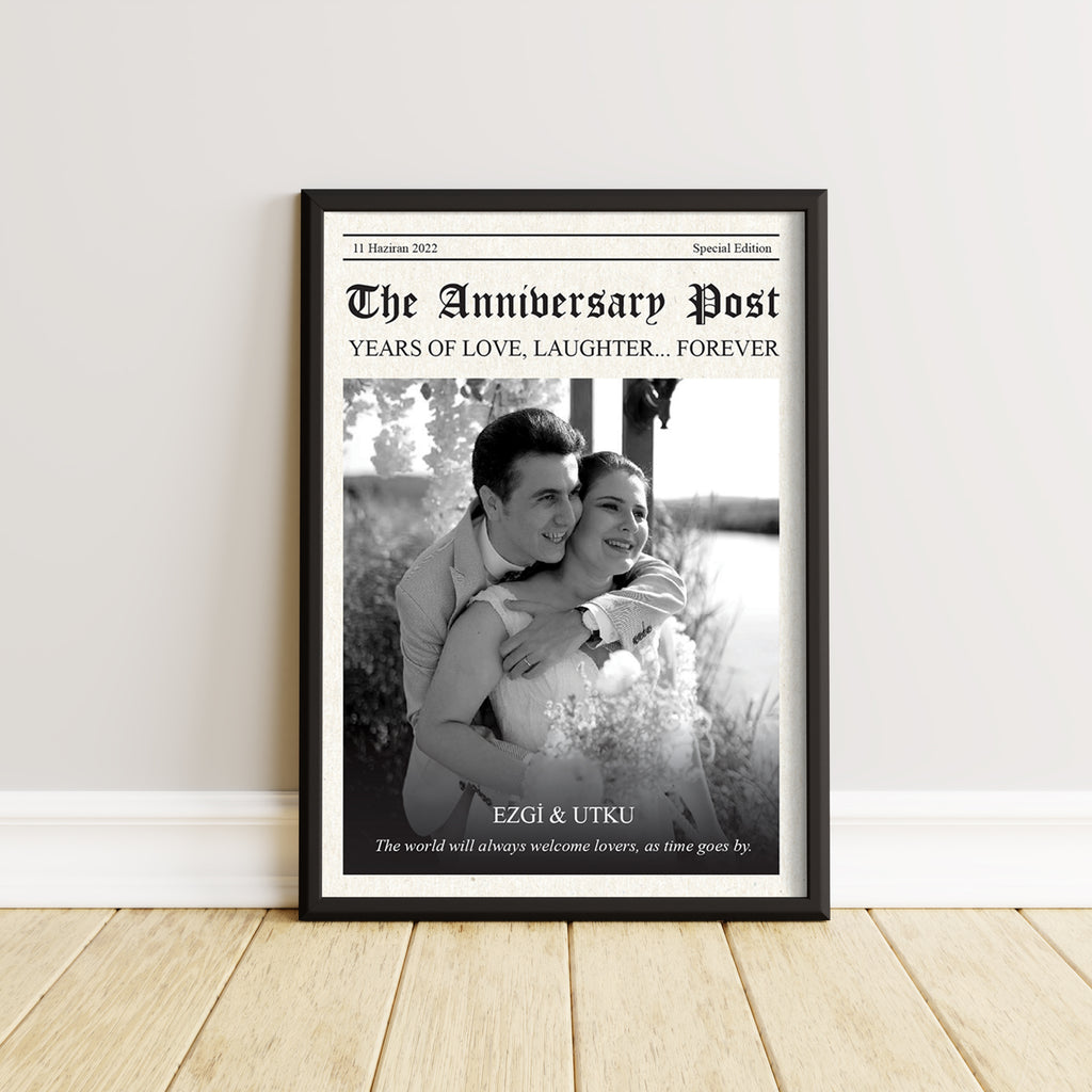 Kişiye Özel Yıl Dönümü Gazetesi – The Anniversary Post